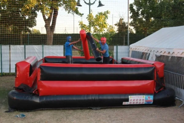 gladiateurs structure gonflable